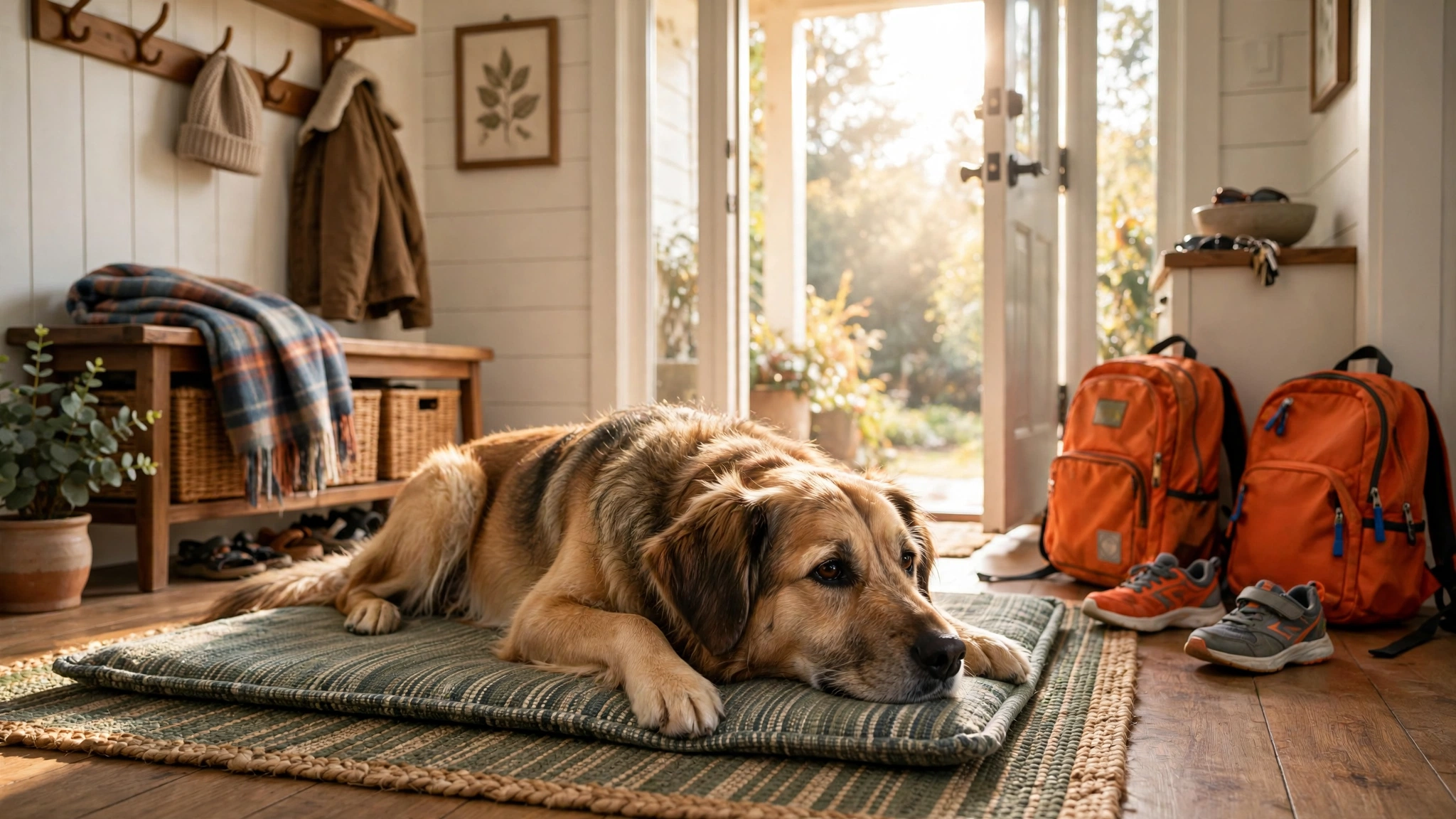 Back to School Routine That Builds a Calm Dog Without All Day Crating