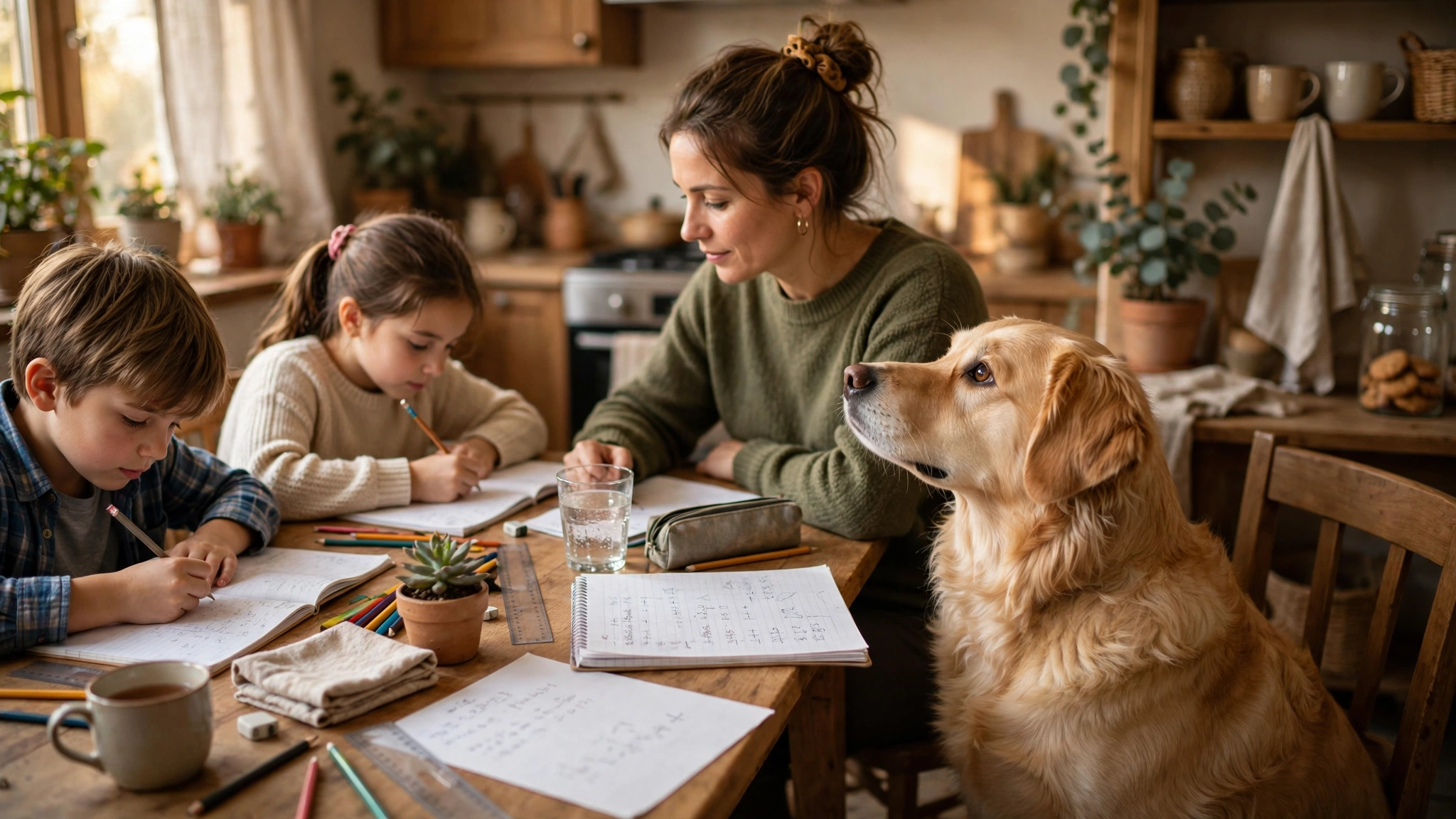 Your Dog Shadows You Room to Room During Homework Time: Why It Happens and How to Build Calm Independence